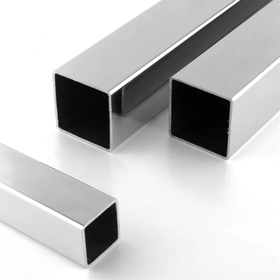 Dikdörtgen Paslanmaz Çelik Boru 201 304 316 Kaynaklı 10x10mm 3mm Kare Çelik Boru