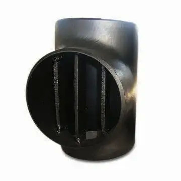 Yüksek Kalite Nikel Alaşımı Barred Equality Tee ASME B16.9 4 Inch SCH20 Siyah Boya
