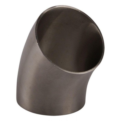 Metal Nikel Alaşım Inconel 625 En İyi 45 Derece Kıç Kaynak Ellük ASME B16.9 Özel Boyut Gümüş