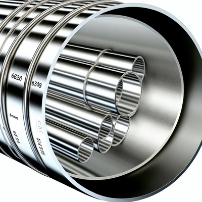6mm-630mm dış çaplı austenitik paslanmaz çelik boru ASTM A312 Standart ve Annealing Tedavisi ile
