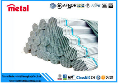 Yüksek / Düşük Basınçlı Galvanizli Metal Boru, Yuvarlak Kaynaklı Galvanizli Boru