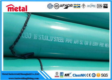 KESİNLİK BORU 6 ”SCH 80 API 5L X52 PSL1 DIŞ KAPLAMA 3PP DIN 30678