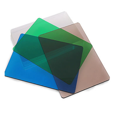 İki Yuvarlak Kenarlı Açık Bir Son İşlemde Özel Boyut Uzun Kenarlı Akrilik PMMA Plakası