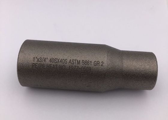 Titanyum Alaşımlı Çelik STD ASTM B861 GR2 Titanyum Ti2 Swage Nipel