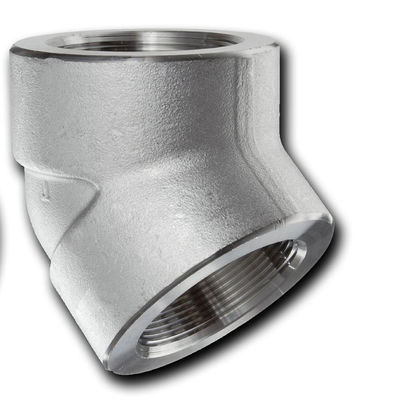 90 Derece SS304 Sch80 Dişli Dirsek Dövülebilir Bağlantı