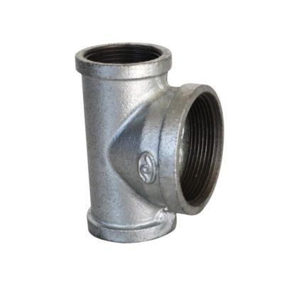 WP310S 3-1 / 2'' Siyah Galvanizli Boru Bağlantısı Sch60 Yuvarlak Te