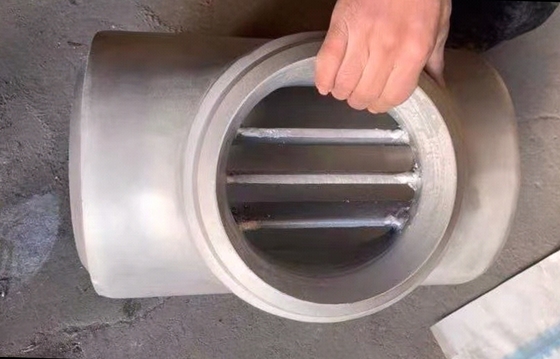 ASTM B16.9 A403 WP316L 6'' X 4'' Sch40 Paslanmaz Çelik Boru Çubuklu Te