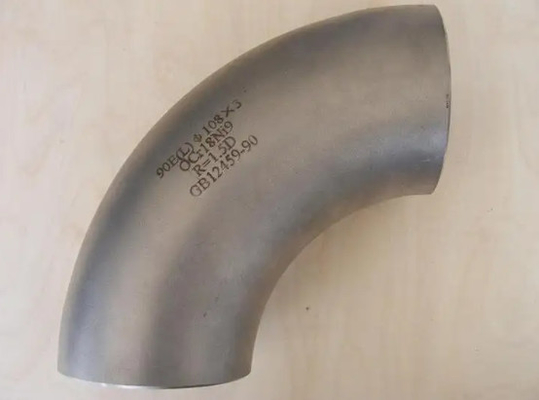 Dikişsiz Alın Kaynağı 90° Uzunluk Radius Dirsek 10”SCH-10S ASTM N08825 Alaşım 825