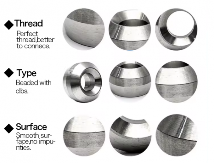 hakkında en son şirket haberleri Oletenik Paslanmaz çelik 317L MSS SP-97 sokkolet/welddolet/threadolet Soket kaynak armatürleri  3