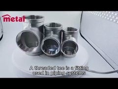 Özelleştirilebilir Su Boruları Yağ Boruları Paslanmaz Çelik 304 316 Tee Endüstriyel Sınıf Soket Boru Fittings