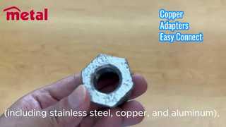 Bakır Adaptörler (Erkek ve Dişi) | Dişli Boru Konnektörleri