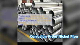 ASTM B165 Nikel Alaşımlı Boru Kaynaklı Boru