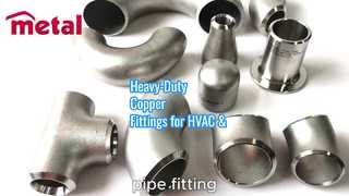 HVAC ve Endüstriyel Kullanıma Yönelik Ağır Hizmet Bakır Bağlantı Parçaları