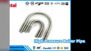 Yüksek Basınçlı Kazan Borusu SCH 80 Dikişsiz U Bükme
