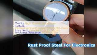 Pas Önleyici Çelik Levha Elektrik Ekipmanları