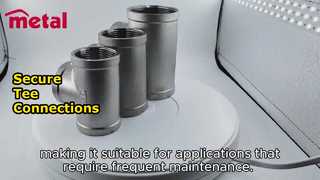 Dişi Dişli Bakır Tee | Güvenli Şube Bağlantıları